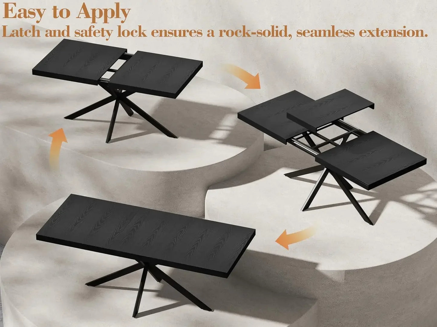 Extendable Dining Table Seats up to 8