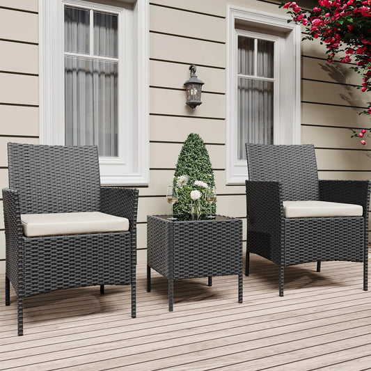 All Weather Rattan Conversation Set
