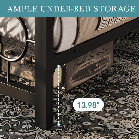 Modern Metal Platform Bed Frame