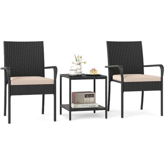 3 Pieces Patio Furniture Set
