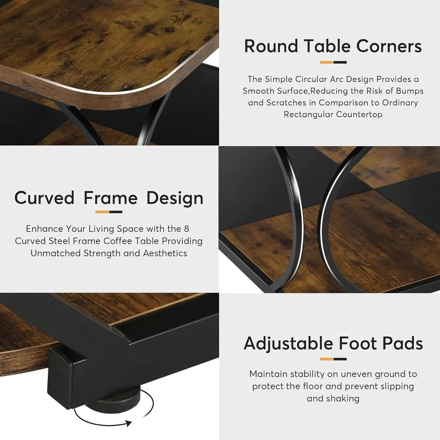 40 in Square Coffee Table