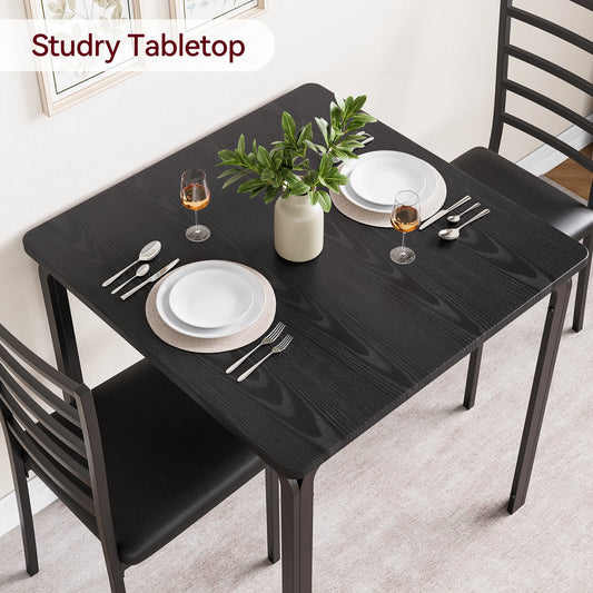 3-Piece Modern Dining Table Set