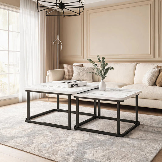 Set Of 2 Square Nesting Tables