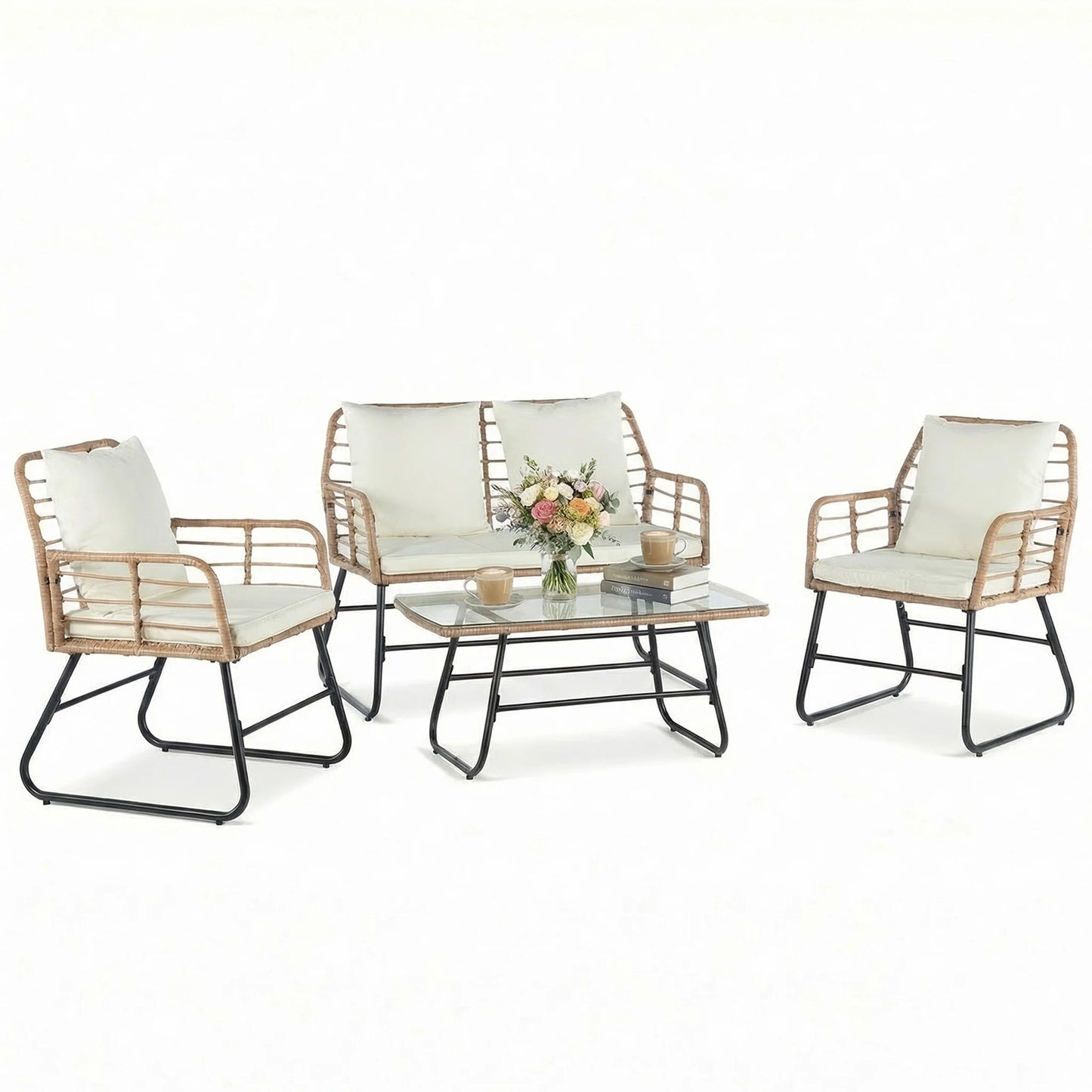 4 Piece Patio Furniture