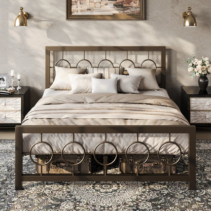 Modern Metal Platform Bed Frame