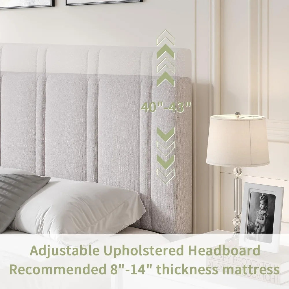 Upholstered Platform Bed Frame