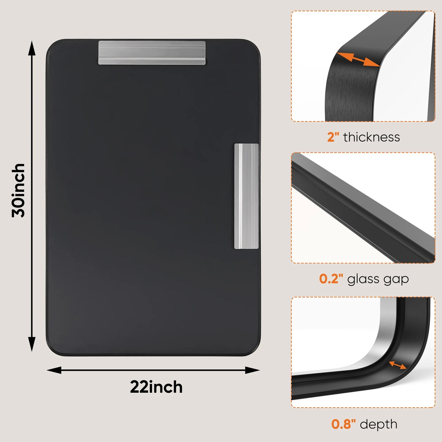 Metal Framed Mirror