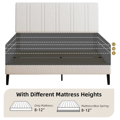 Upholstered Platform Bed Frame