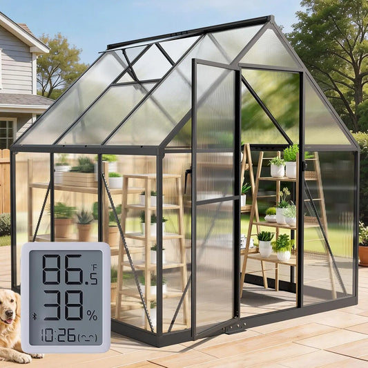 6x6 Walk-in Outdoor Greenhouse