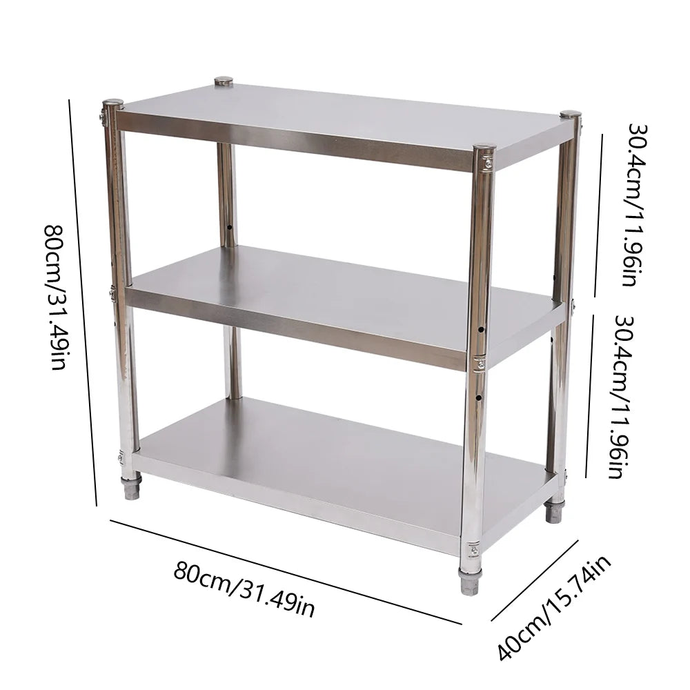 Heavy Duty Stainless Steel Storage Shelving