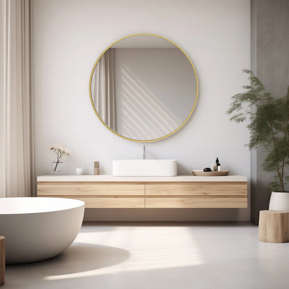 20 - 30 Inch Large Round Vanity Mirror
