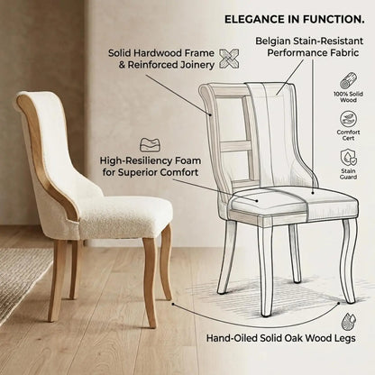 Set of 4 Modern Dining Chairs