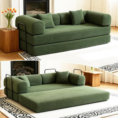 80 Inch Multi-Functional Convertible Sofa