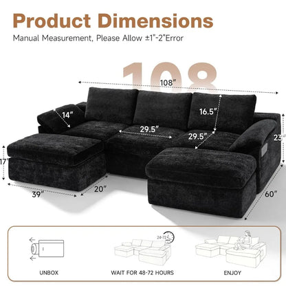 Boneless Modular Sectional Sofa