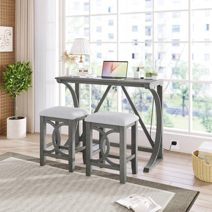 Counter Height Dining Set with USB Port
