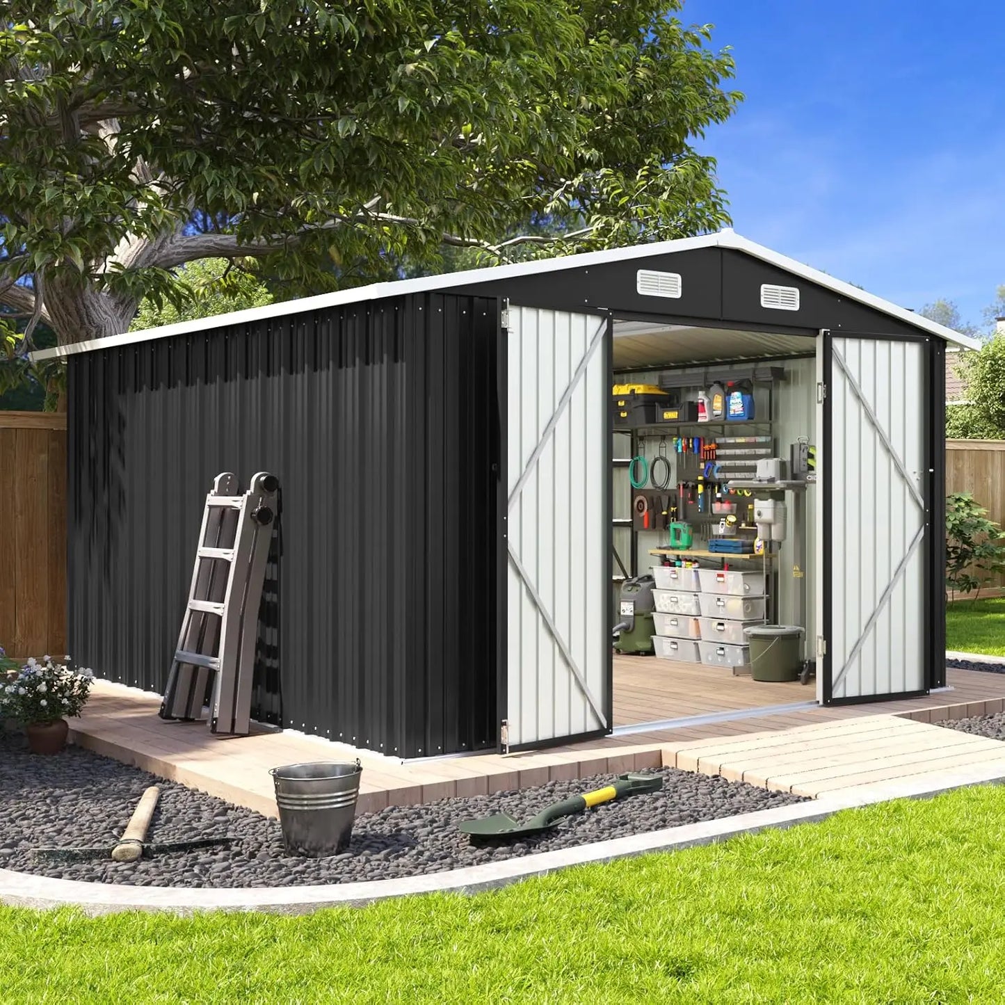 10x12FT Outdoor Storage Shed
