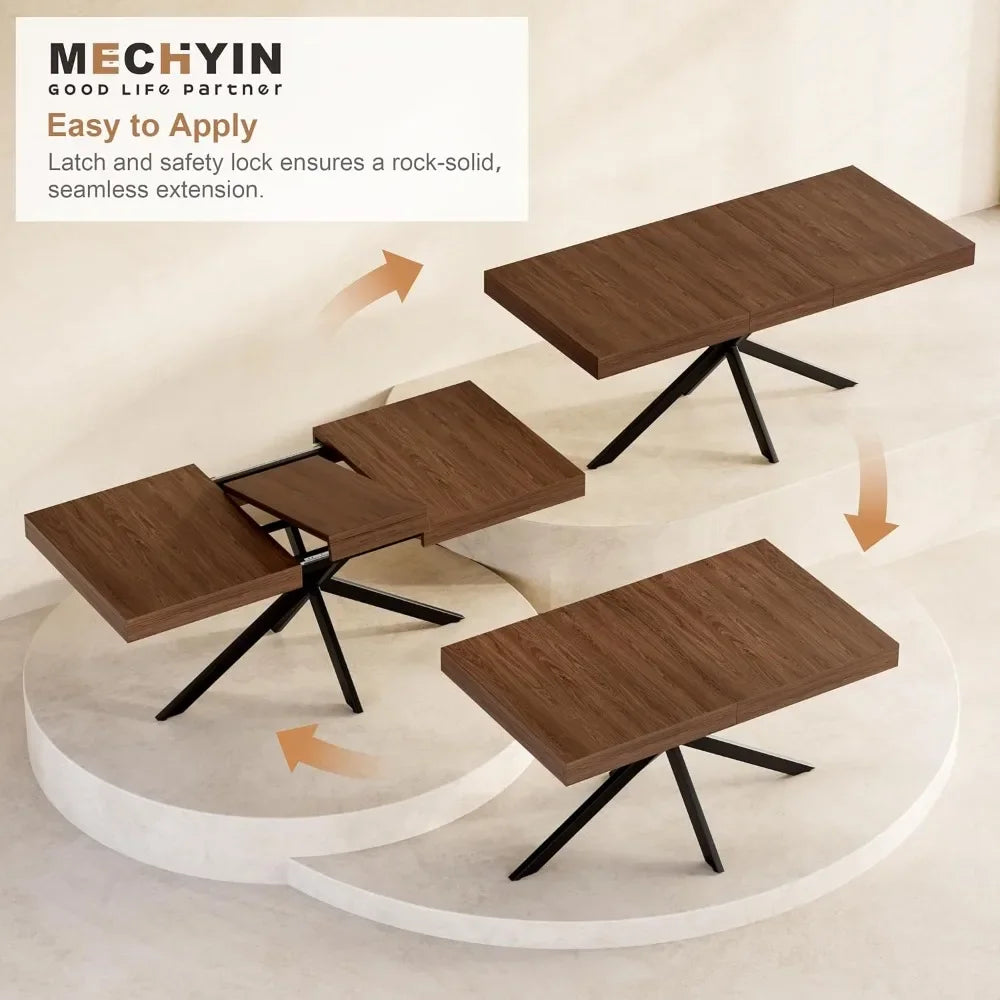 Walnut Extendable Dining Table