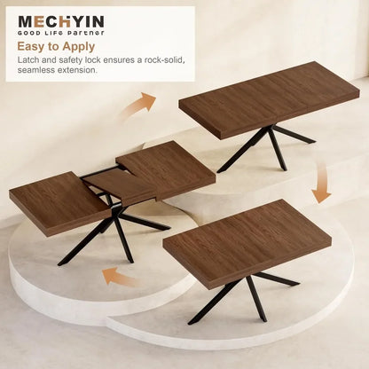 Walnut Extendable Dining Table