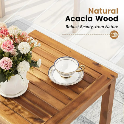 Acacia Wood Patio Furniture with Coffee Table