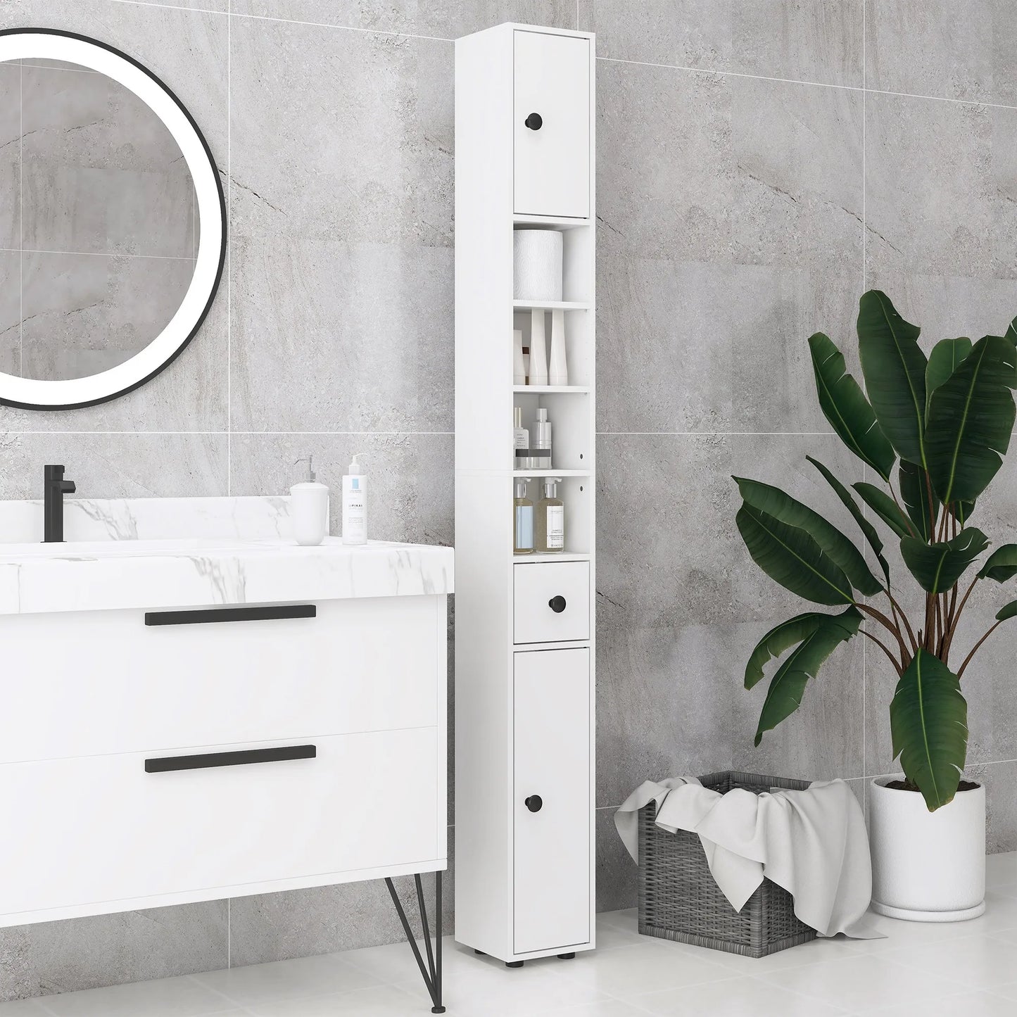Tall Narrow Storage Cabinet
