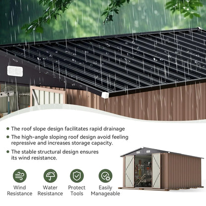 10x12FT Outdoor Storage Shed