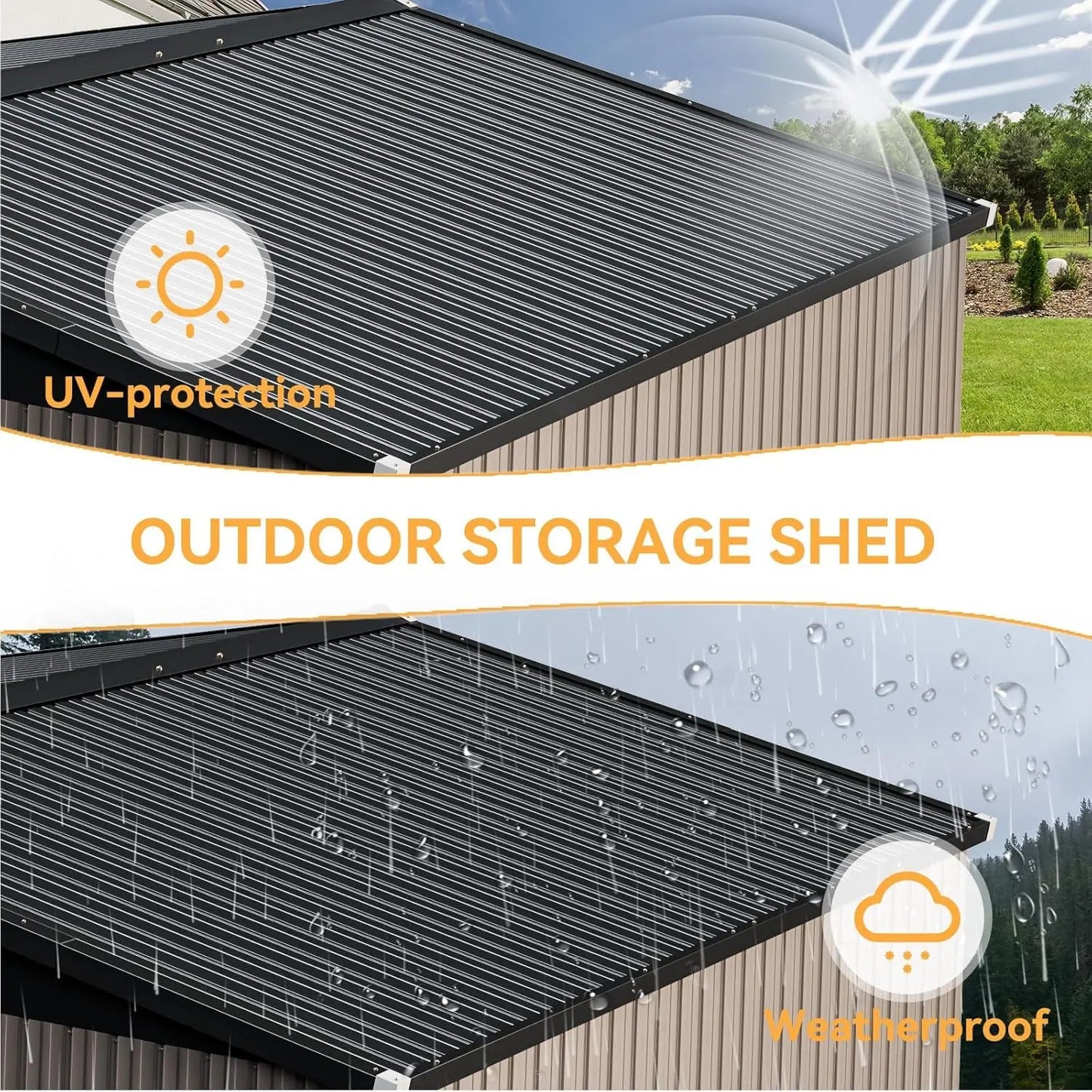 10x12FT Outdoor Storage Shed