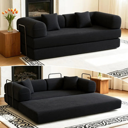 80 Inch Multi-Functional Convertible Sofa