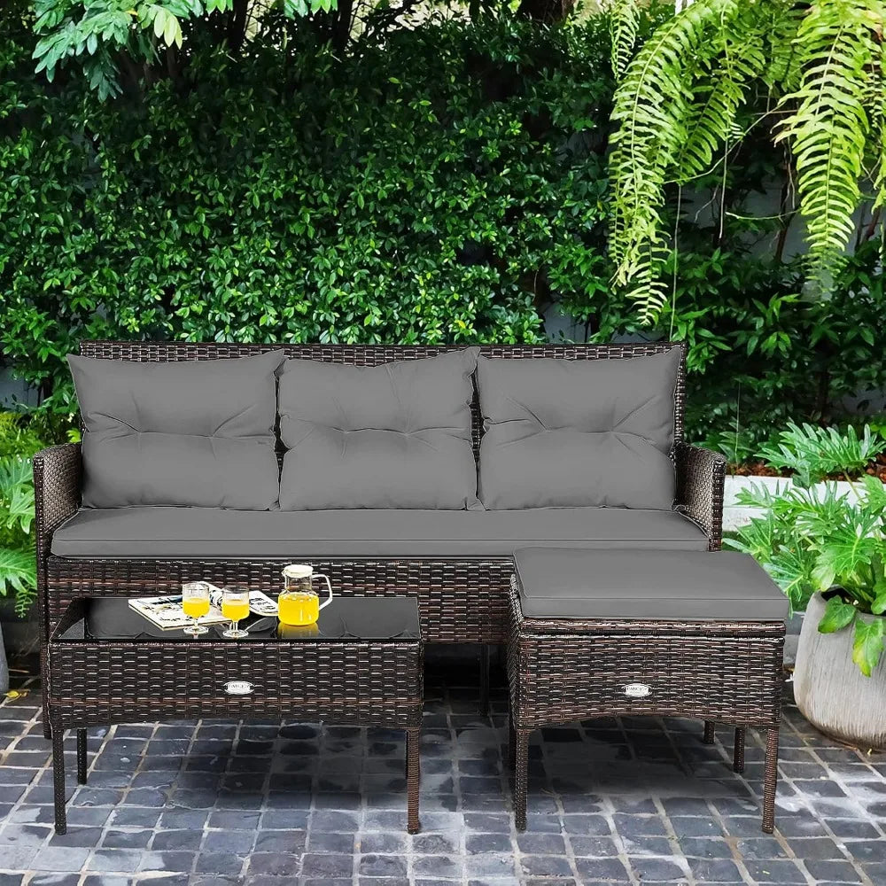 Outdoor Patio Furniture Set with Table