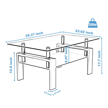 Modern Glass Coffee Table