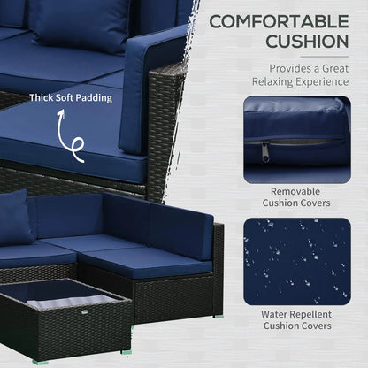 7 Piece Sectional Sofa Set
