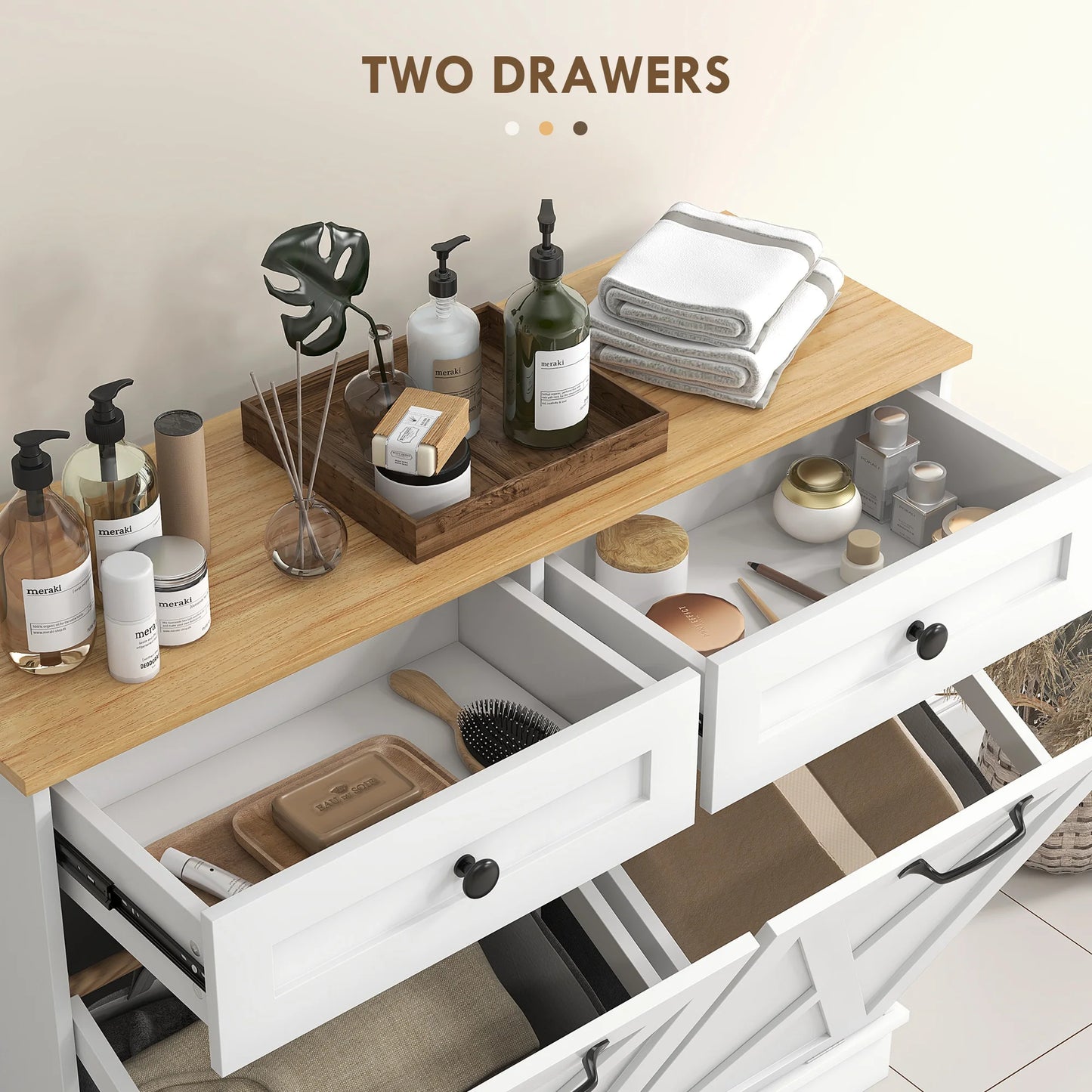 Laundry Hamper Cabinet