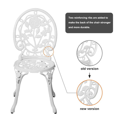 3pc Cast Iron Bistro Set