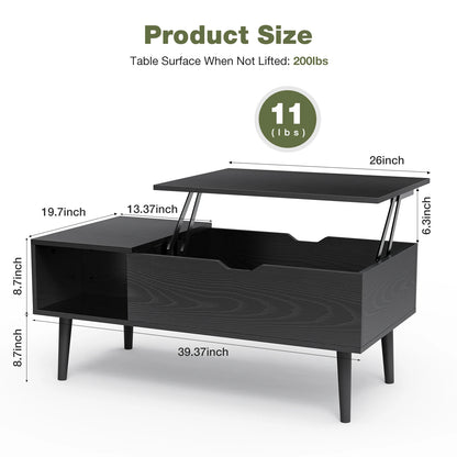 Wood Lift Top Coffee Table