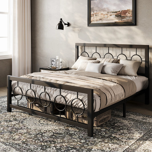 Modern Metal Platform Bed Frame