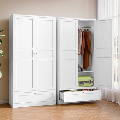 72'' Wardrobe Cabinet with Drawers