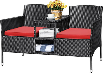 Outdoor Rattan Loveseat