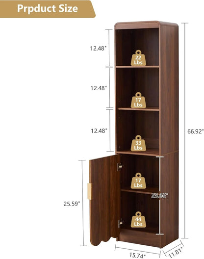 Walnut Storage Cabinet