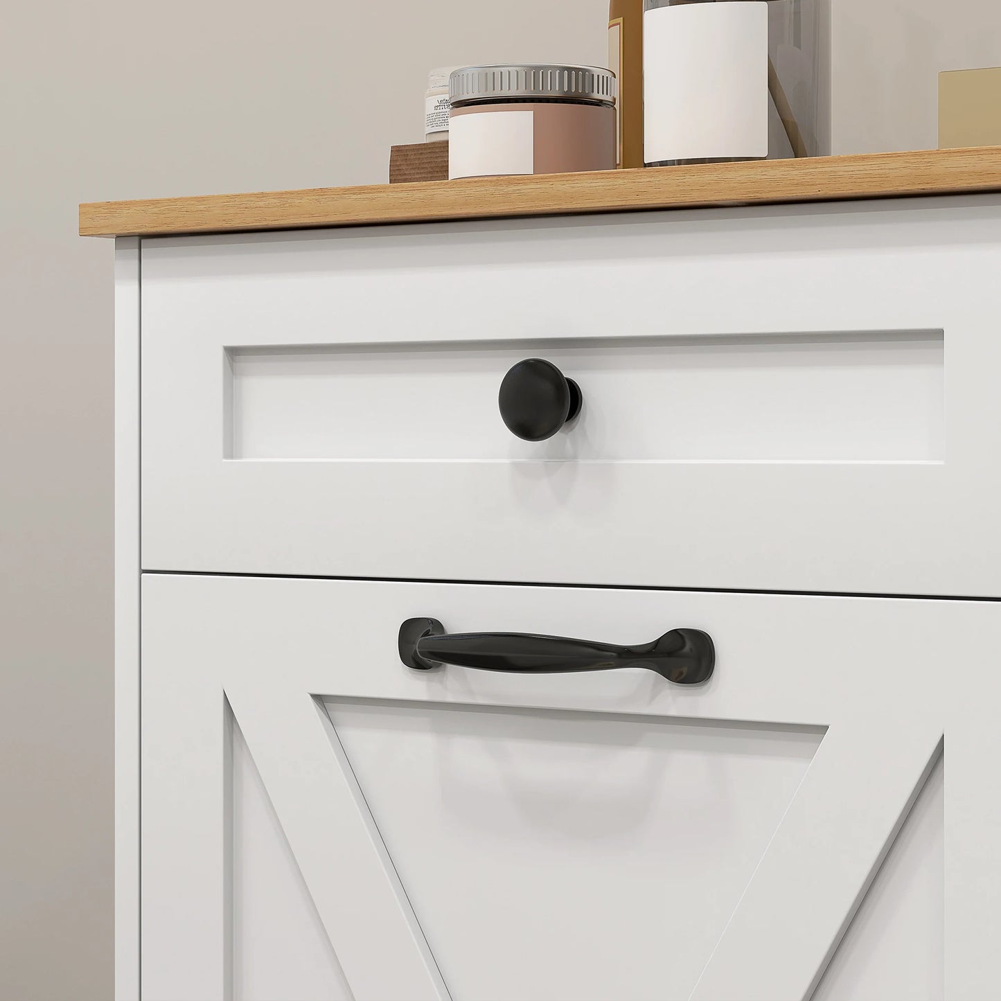 Laundry Hamper Cabinet