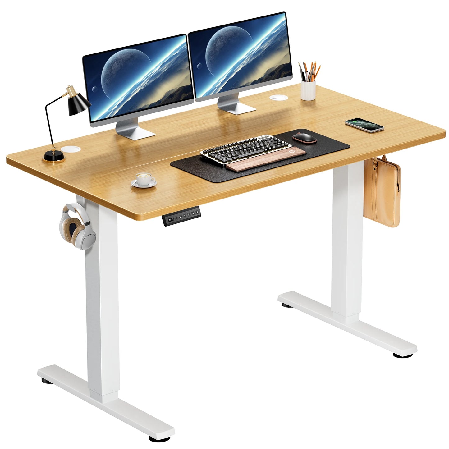 Electric Height Adjustable Ergonomic Standing Computer Desk