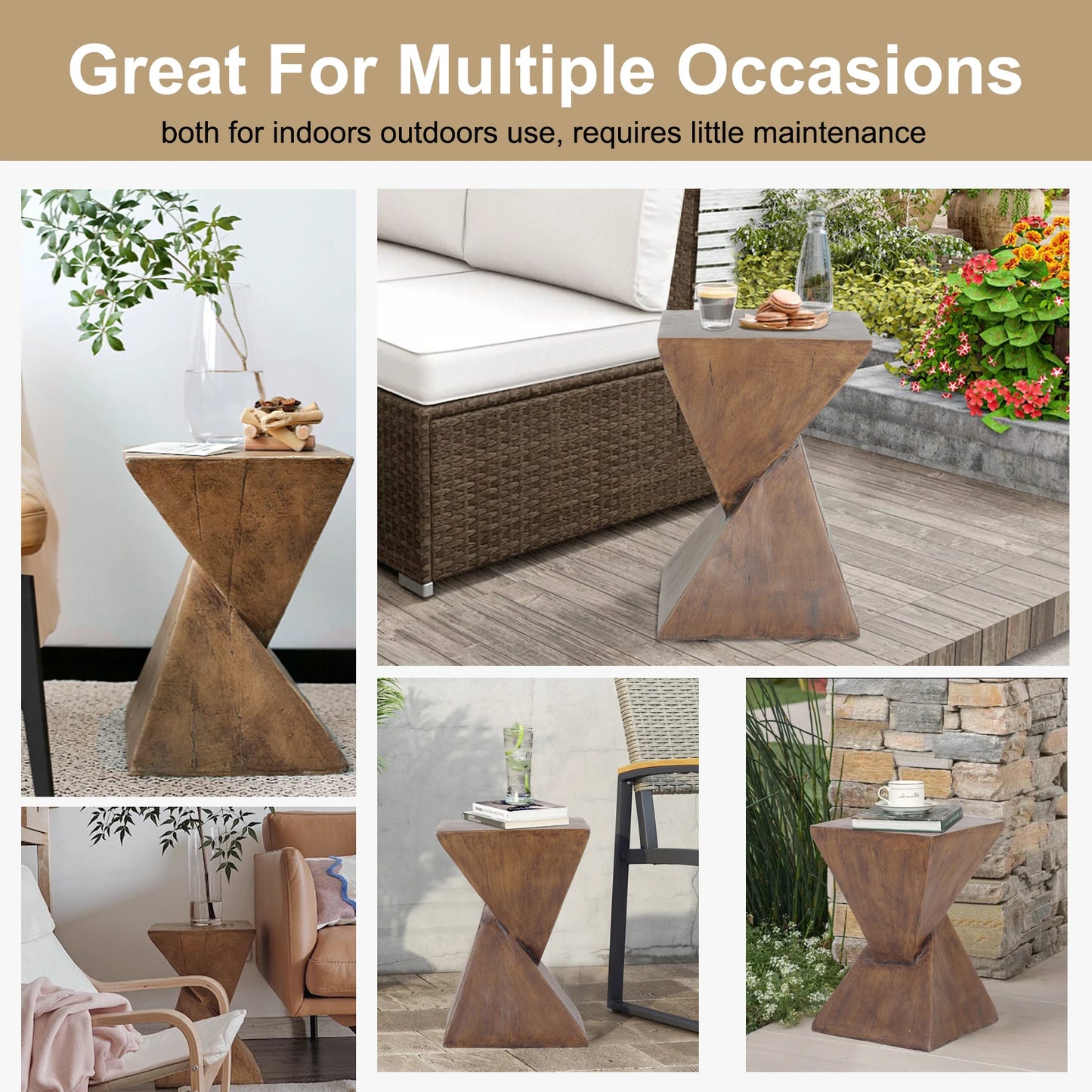 Indoor & Outdoor Accent Table