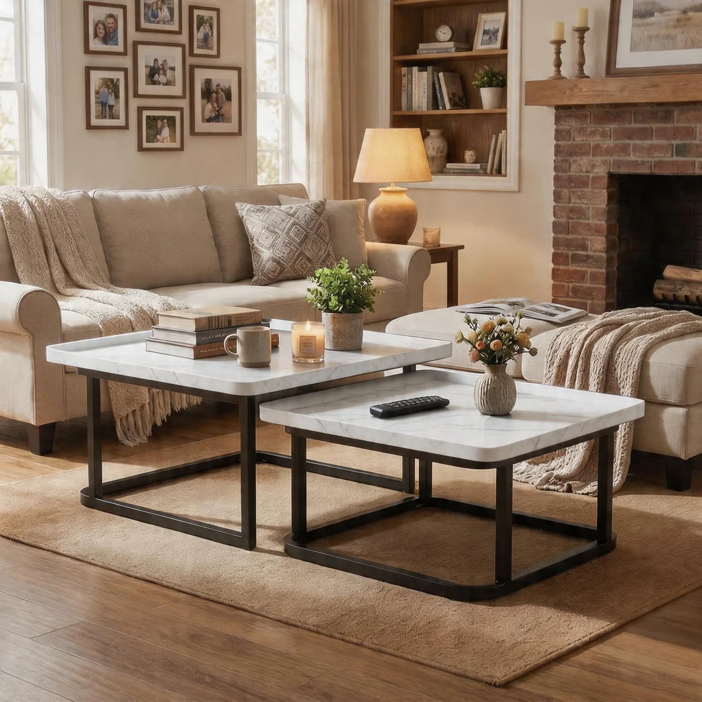 Set Of 2 Square Nesting Tables