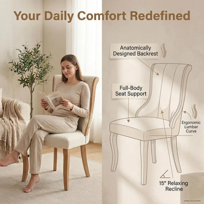 Set of 4 Modern Dining Chairs