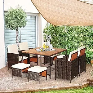 9 Piece Patio Dining Set