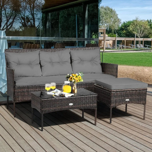 Outdoor Patio Furniture Set with Table