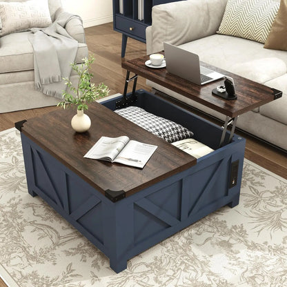 Coffee Table with Storage & Charging