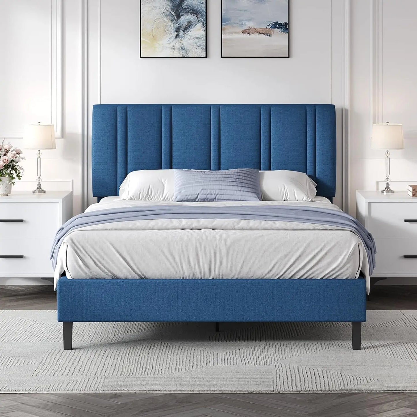 Upholstered Platform Bed Frame
