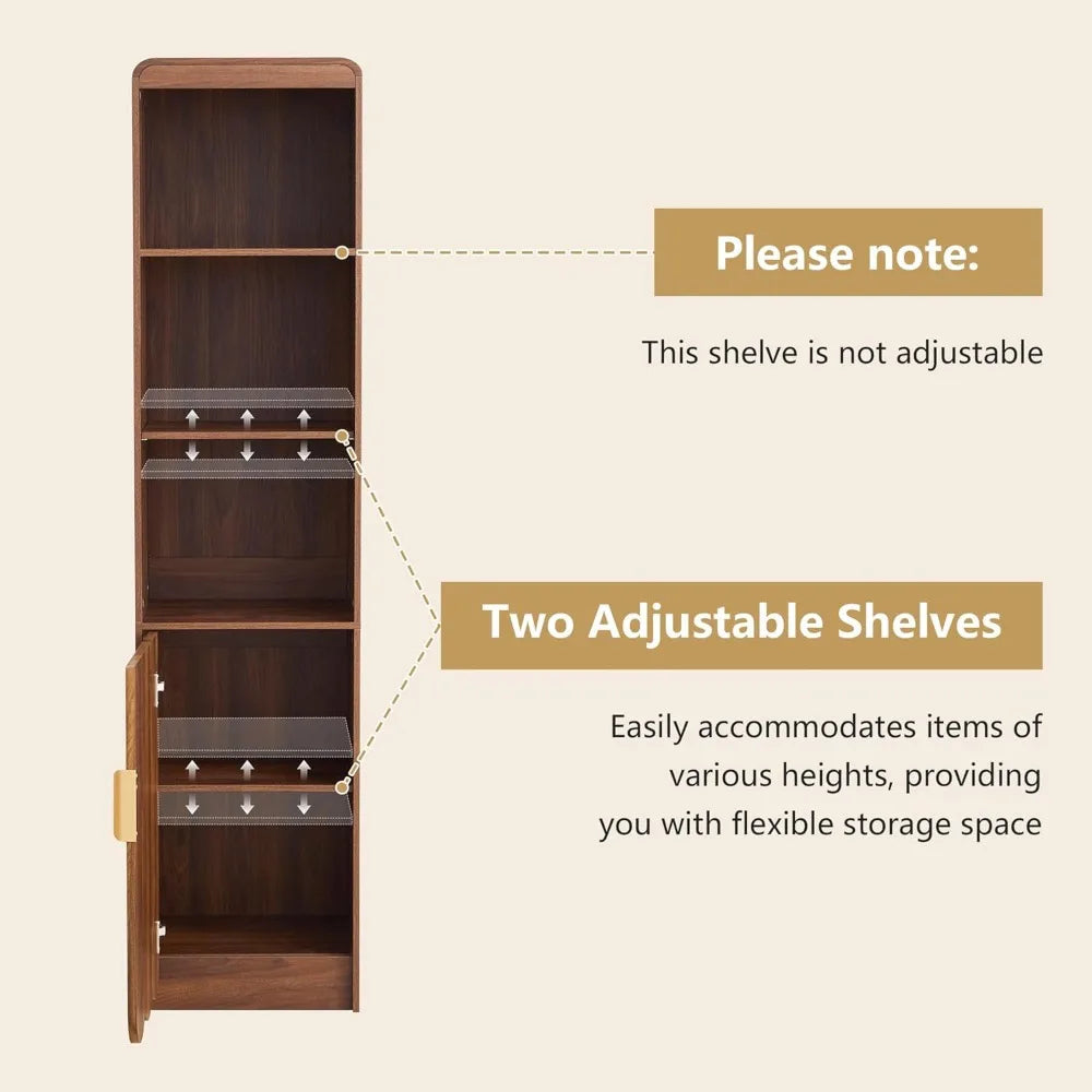 Walnut Storage Cabinet