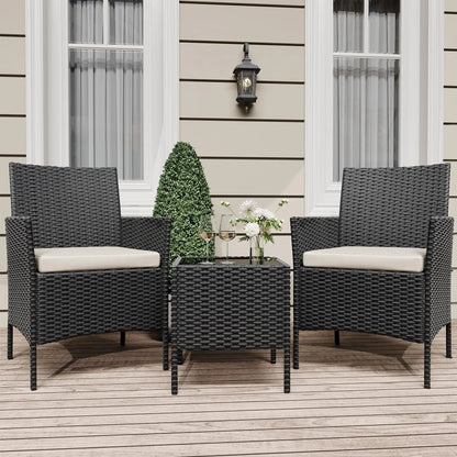 All Weather Rattan Conversation Set