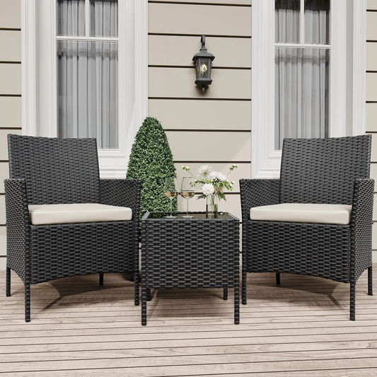 All Weather Rattan Conversation Set