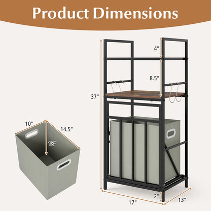 2 Tier Laundry Hamper